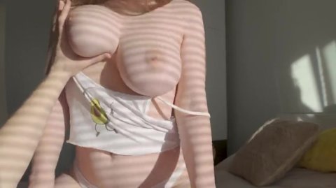 FantasyBabe's tight pussy gets wrecked by a huge cock after college